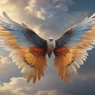 wings with background