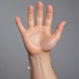 transparent prayer hand