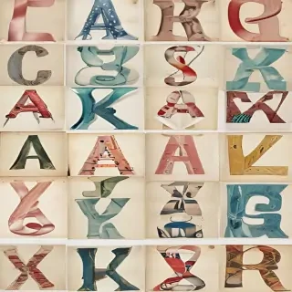 letters as images