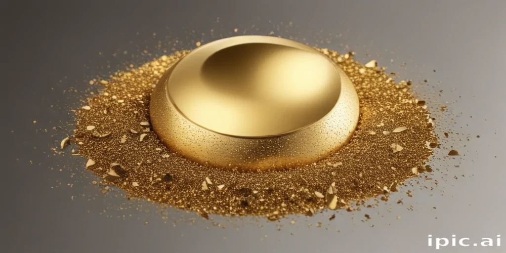 gold glitter png