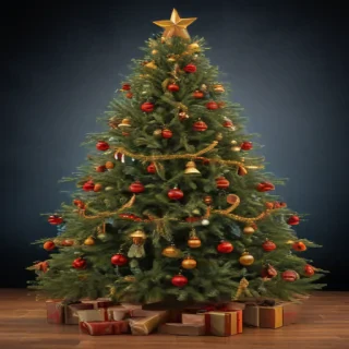 christmas tree no background