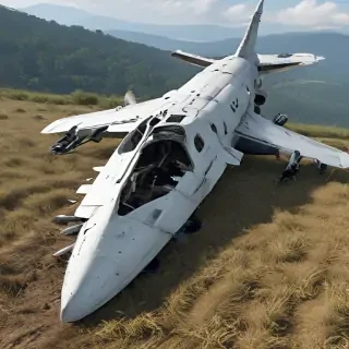 crashed plane png