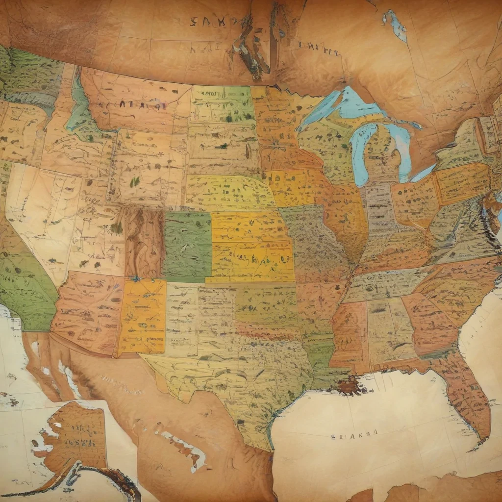 map of the usa states