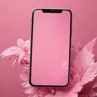 pink phone background