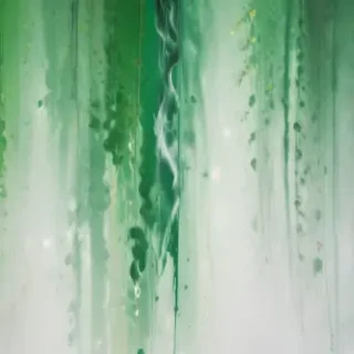 white and green background