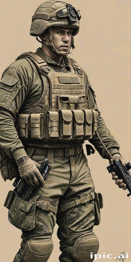army drawing