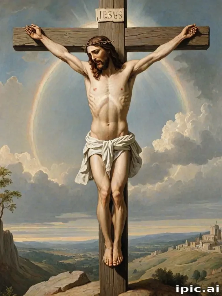 picture of jesus on the cross