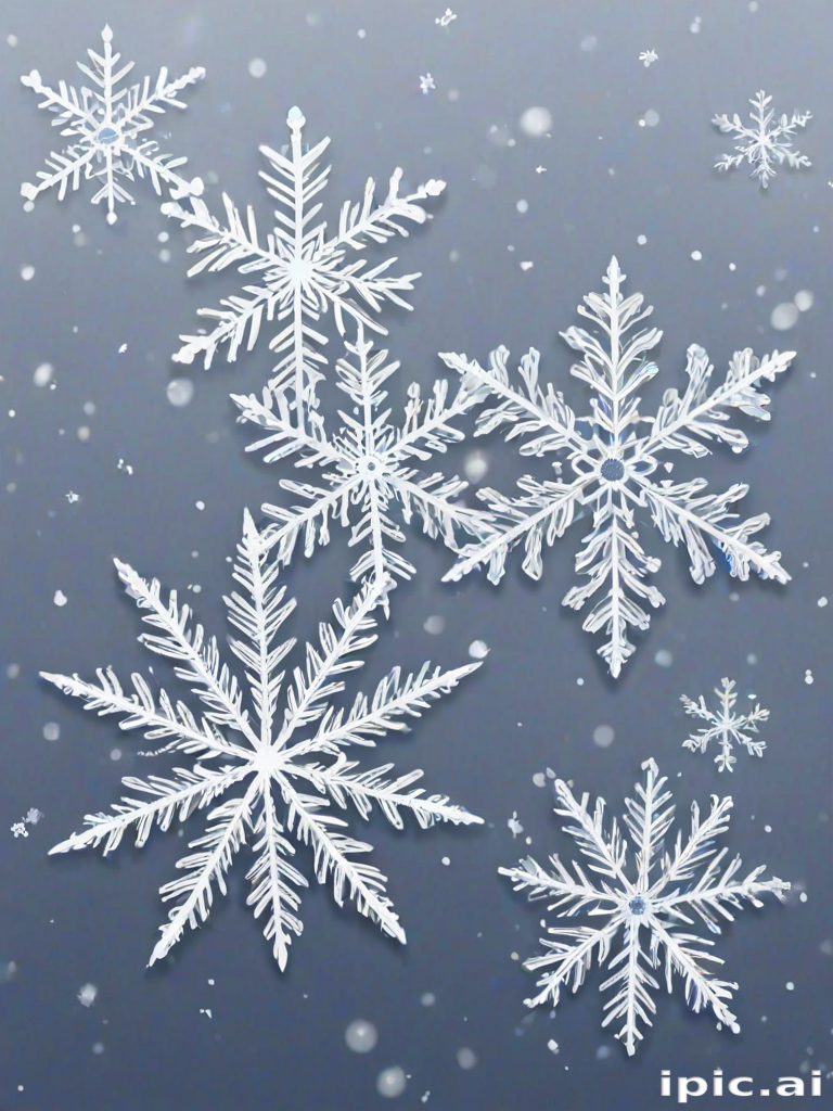 png snowflakes