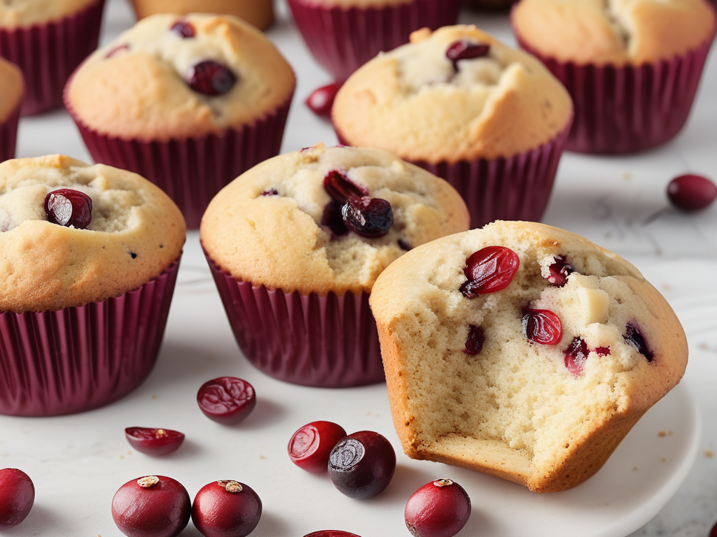 cranberry muffins with dried cranberries