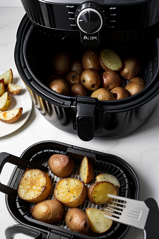 air fryer steak and potatoes