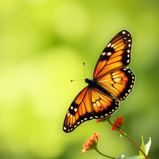 butterfly no background