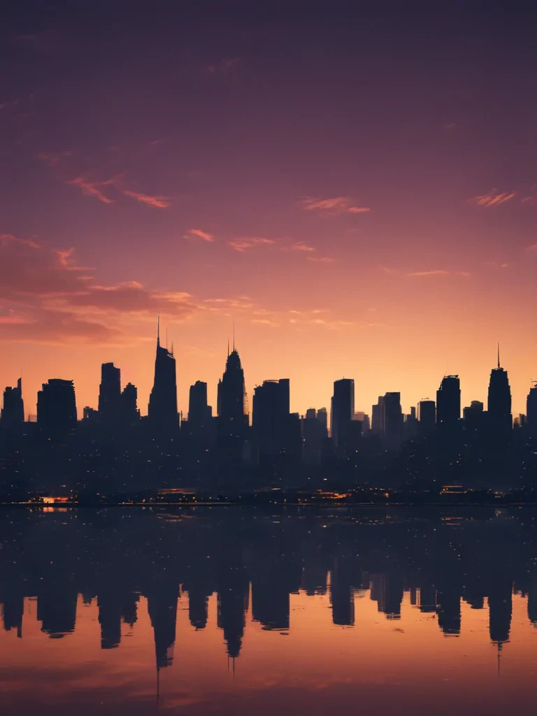 city silhouette png