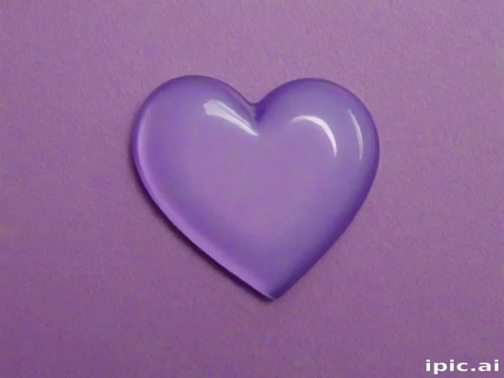 aesthetic purple heart