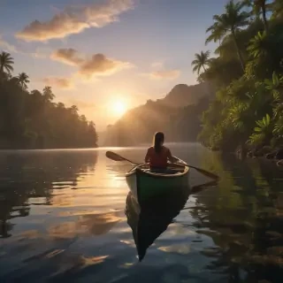 canoeing png