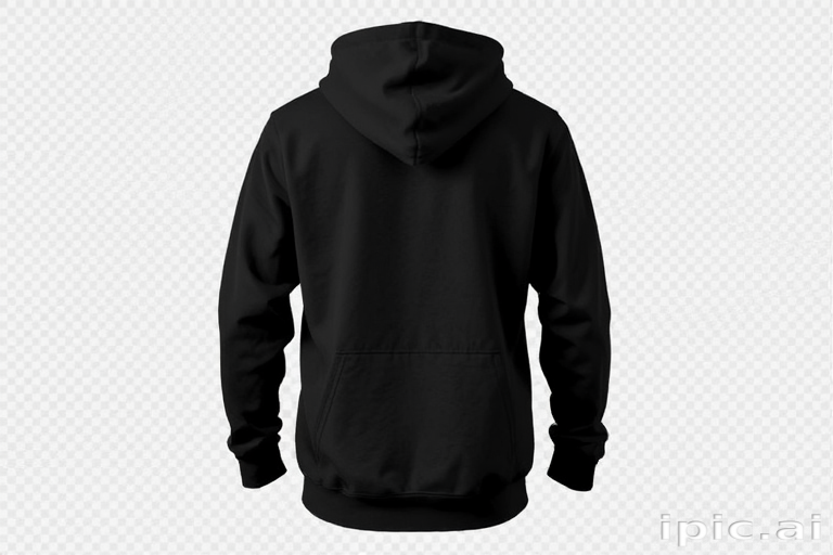black hoodie mockup png