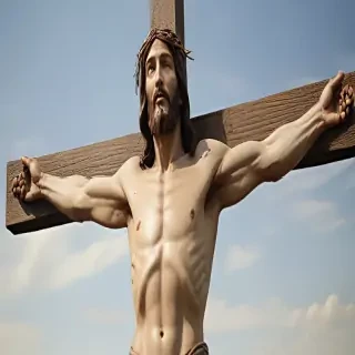 jesus on the cross picture