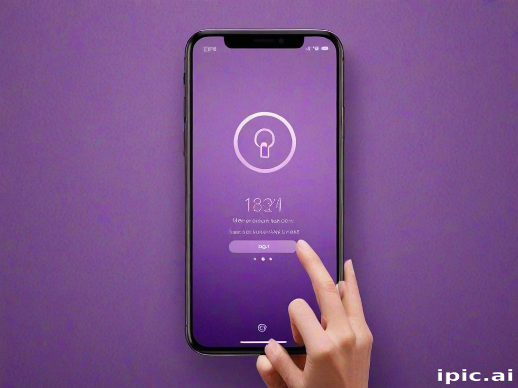 purple lock screen