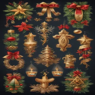 christmas clip art transparent background