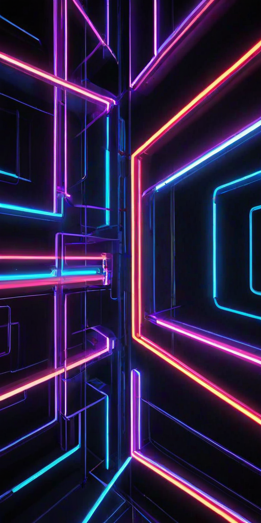coolest neon wallpaper