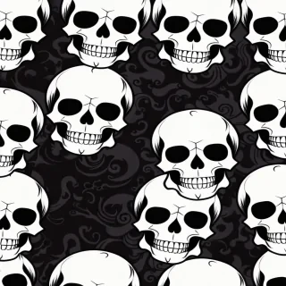 skull background