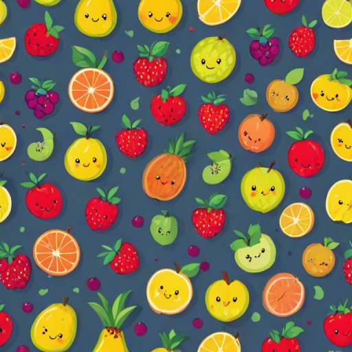 cute fruit backgrounds
