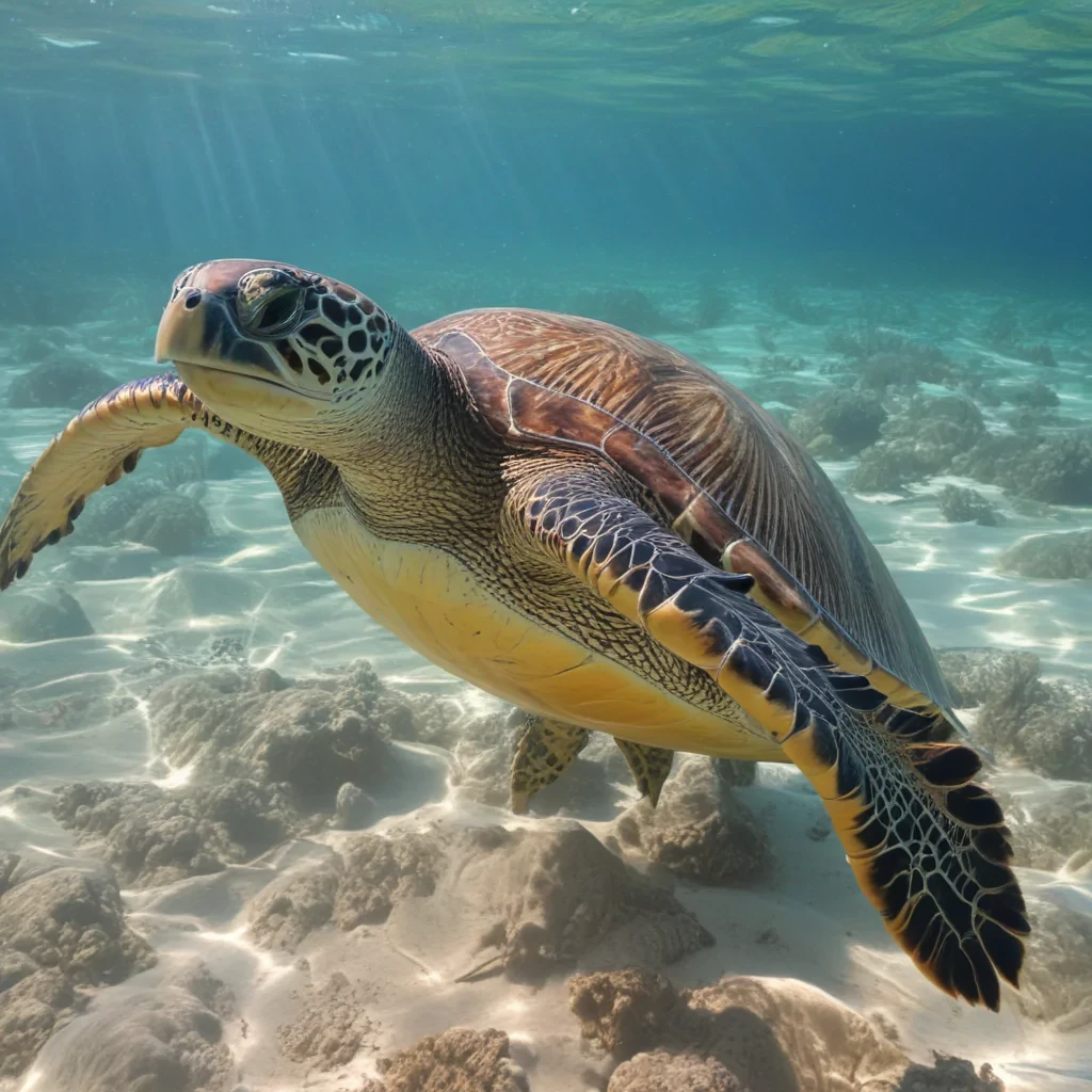 sea turtle desktop background