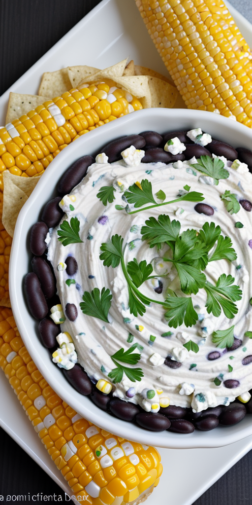 corn black bean feta dip