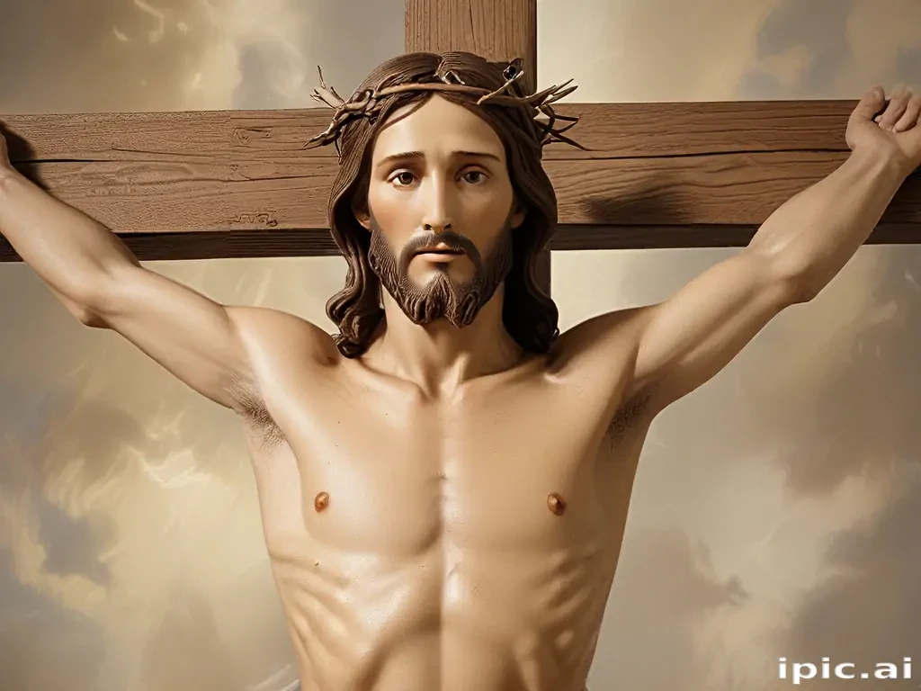 picture of jesus on cross