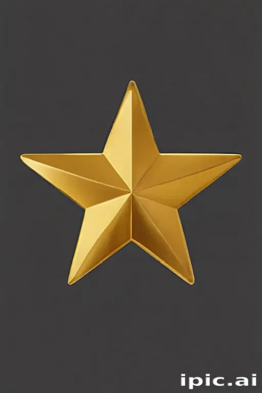 gold star sticker png