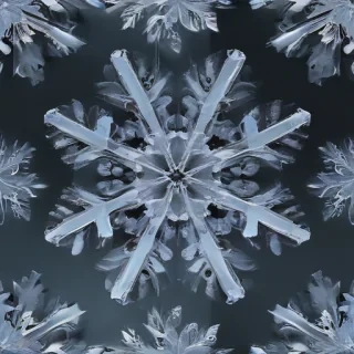 transparent snowflake