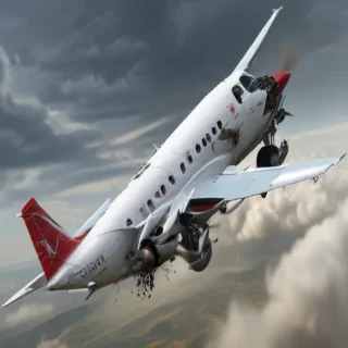 crashed plane png