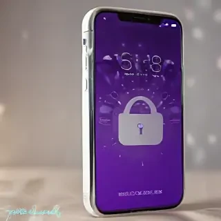 purple lock screen