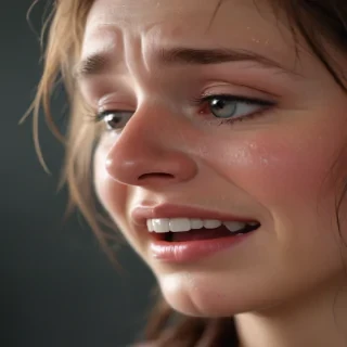 picture of someone crying