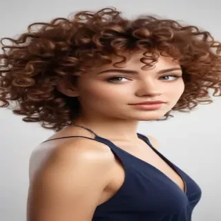 curly hair png