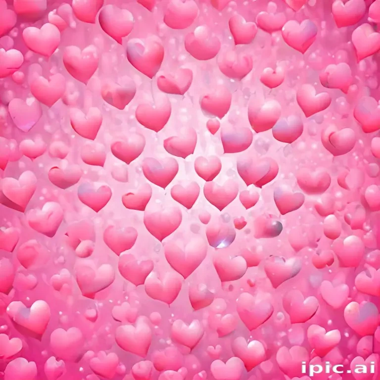 pink hearts background