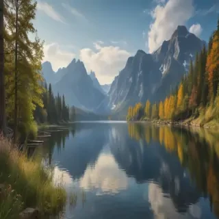 background lake