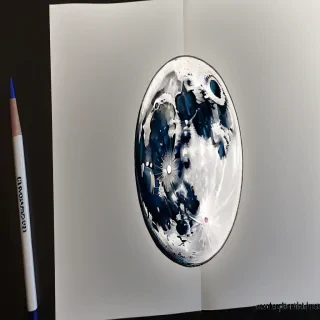 moon drawin