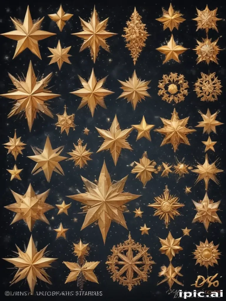 christmas stars clipart