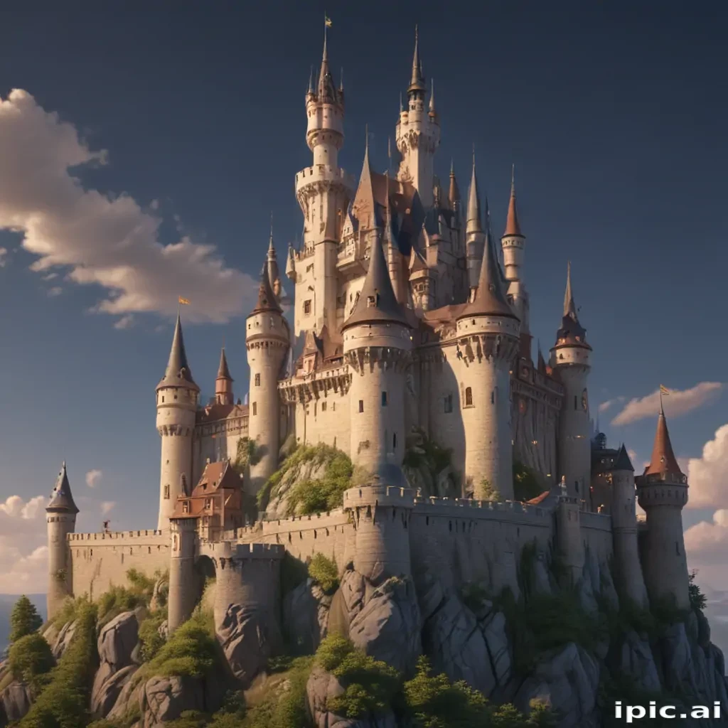 cartoon castle