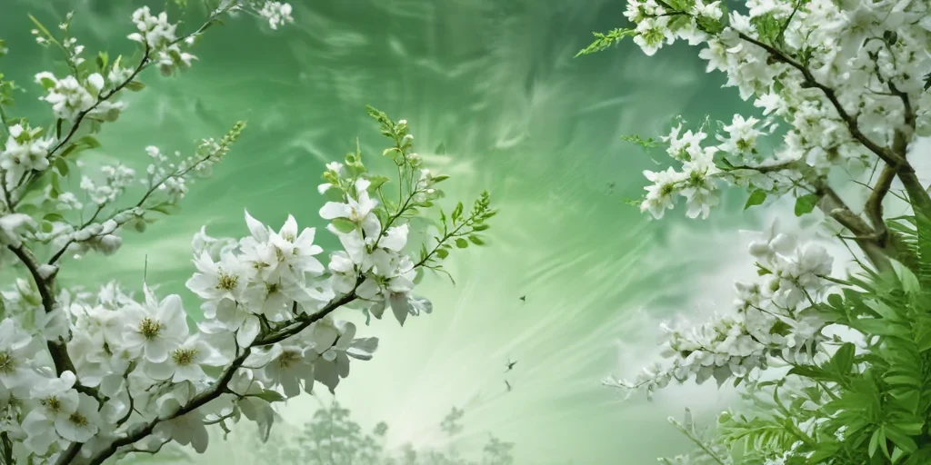 green and white backgrounds