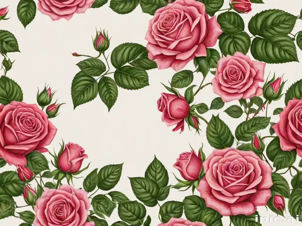 rose border png