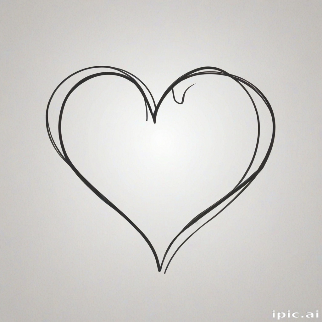 outline heart png
