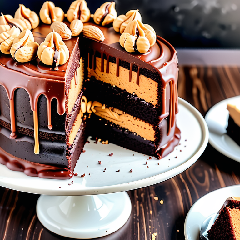 chocolate peanut butter cake near me