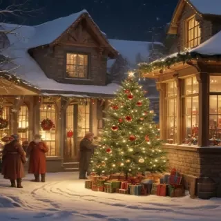 vintage christmas image