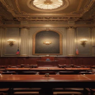 court room background