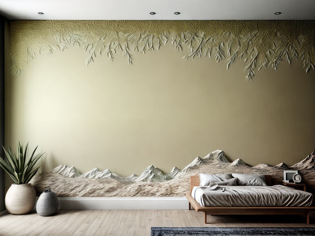 interior design wall bas-relief