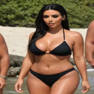 Kim Kardashian in bikini
