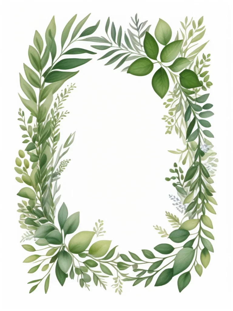 greenery border