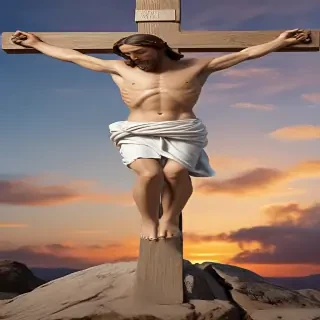 jesus on the cross clipart