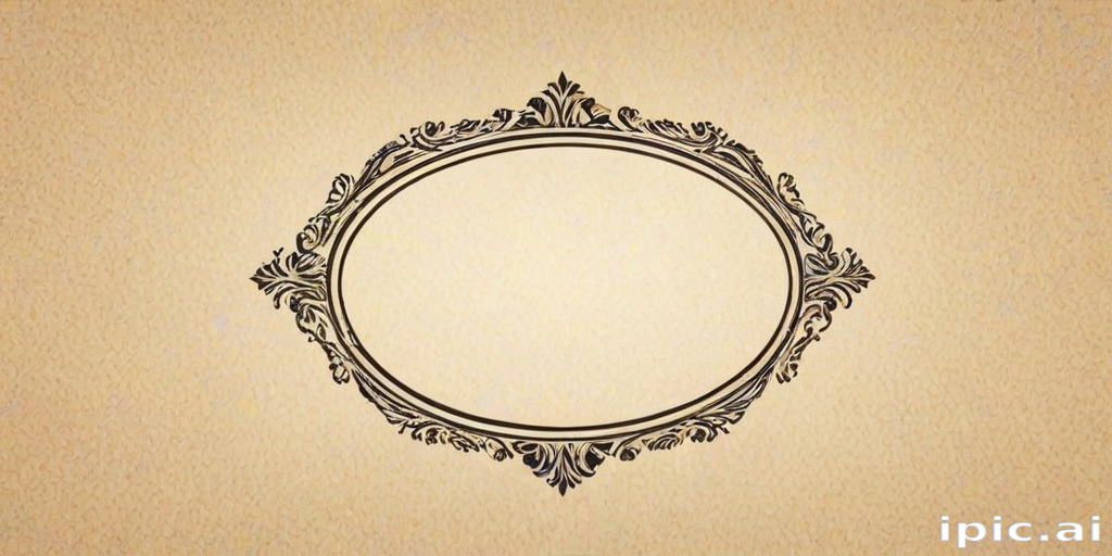 oval frame clipart